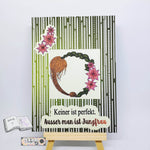 Plotterdatei Jungfrau mit Dahlie Digiset, Sublimation, Druck, Basteln - Sewando