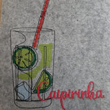 Stickdatei Single Line  "Cocktails"