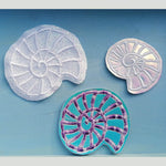 9x Stickdatei Fossil Satinstick und ITH - Sewando
