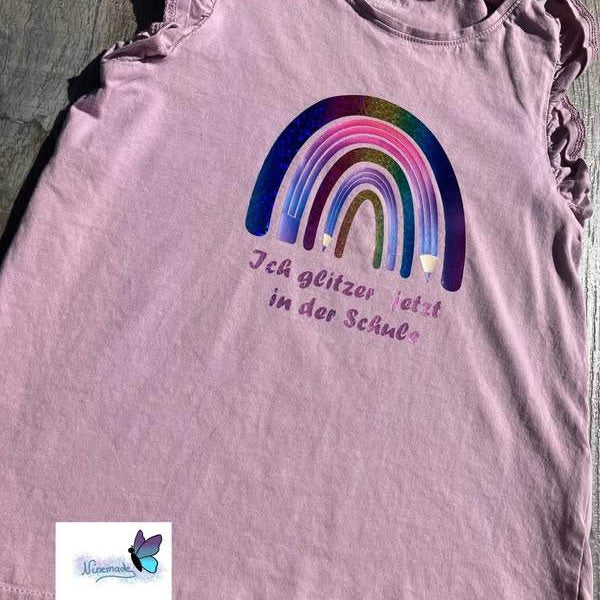 Plotterdatei Schulkind Regenbogen SVG - Sewando