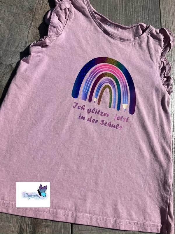 Plotterdatei Schulkind Regenbogen SVG - Sewando