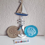 9x Stickdatei Muschel Satinstick und ITH - Sewando