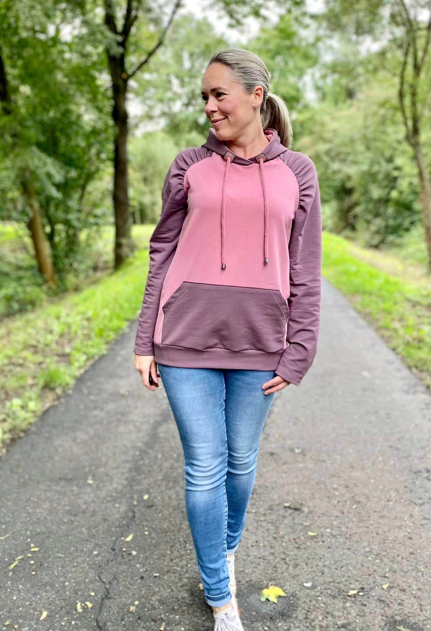 Schnittmuster Hoodie EBERN Gr. 34-56 + gratis Plotterdatei : - Sewando