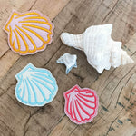 9x Stickdatei Muschel Satinstick und ITH - Sewando
