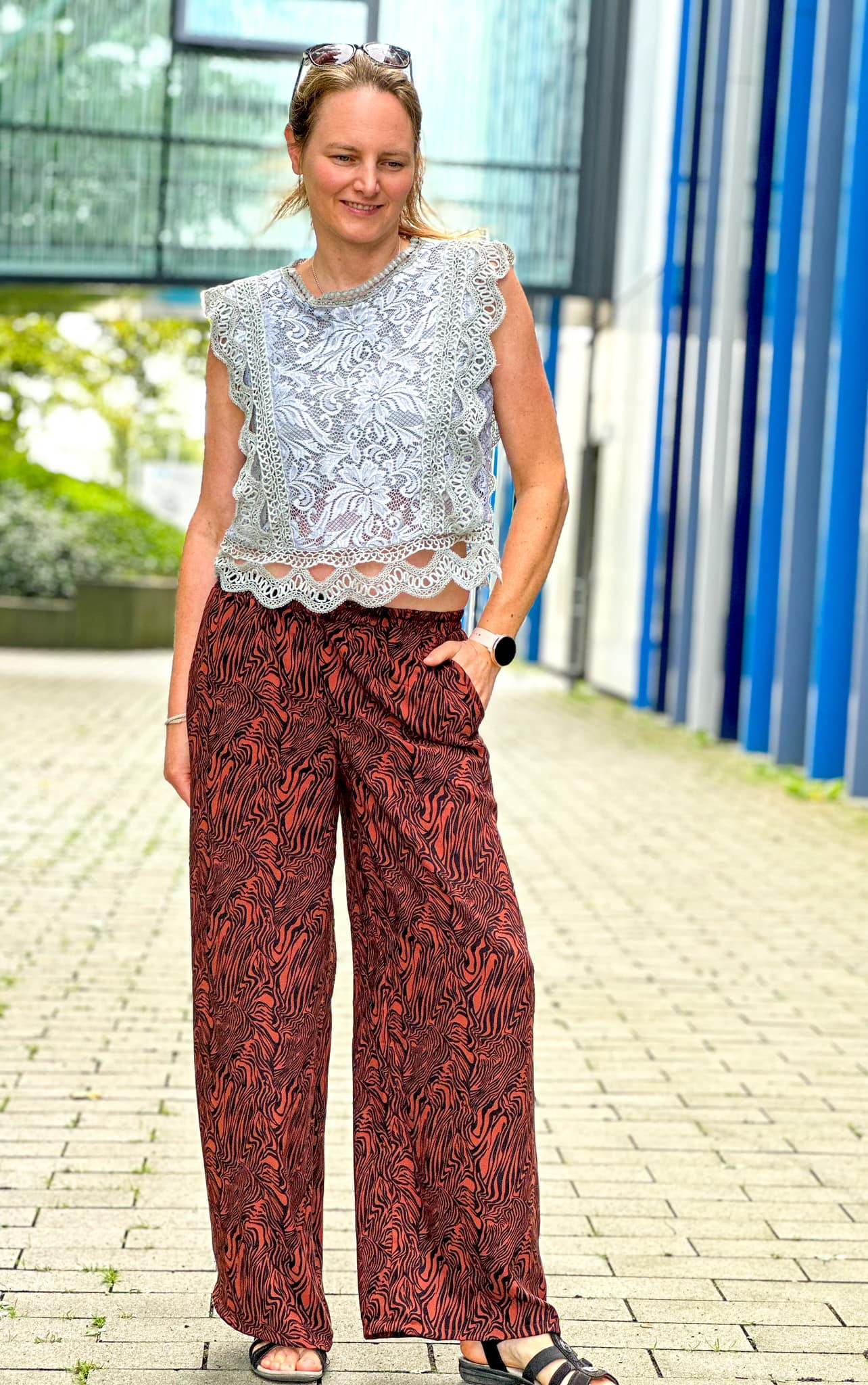 Schnittmuster Palazzohose Hose PIRK Gr. 32-54 : - Sewando