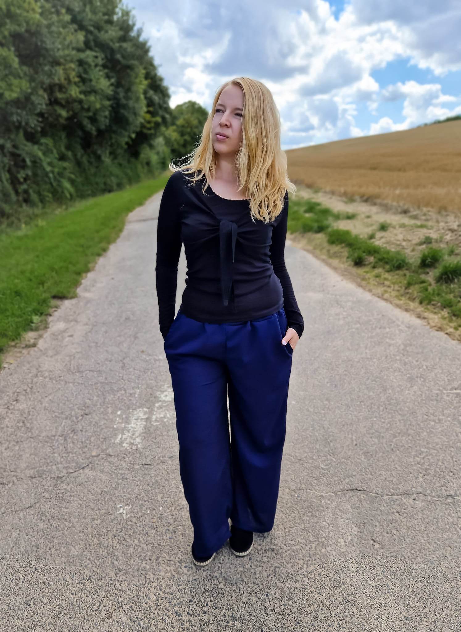 Schnittmuster Palazzohose Hose PIRK Gr. 32-54 : - Sewando
