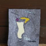 Stickdatei Single Line  "Cocktails"