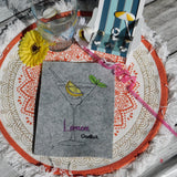 Stickdatei Single Line  "Cocktails"