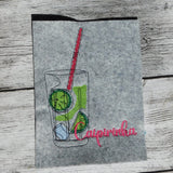 Stickdatei Single Line  "Cocktails"