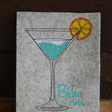 Stickdatei Single Line  "Cocktails"