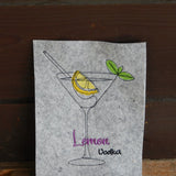 Stickdatei Single Line  "Cocktails"