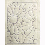 6x Stickdatei Füllmuster Blume - Sewando