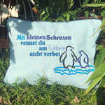 14x Stickdatei Pinguin mit Eisscholle Satinstick - Sewando
