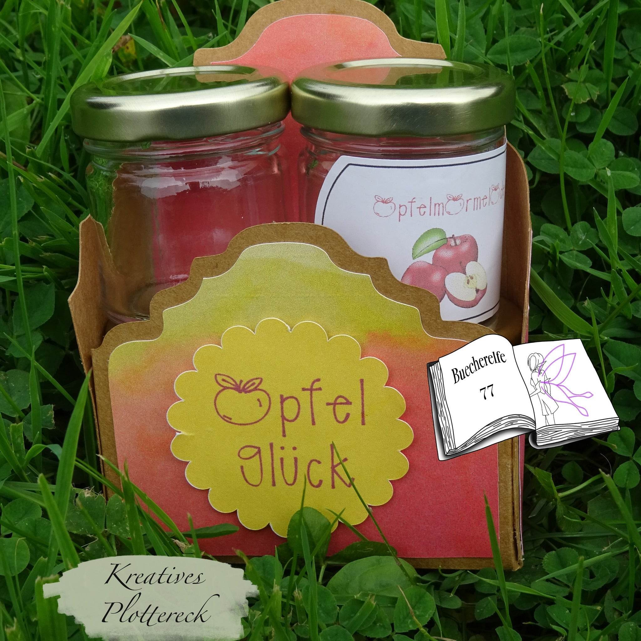 Digiset Äpfel, Digistamp, Digipaper, Plotterdatei, Sublimation, Druck - Sewando