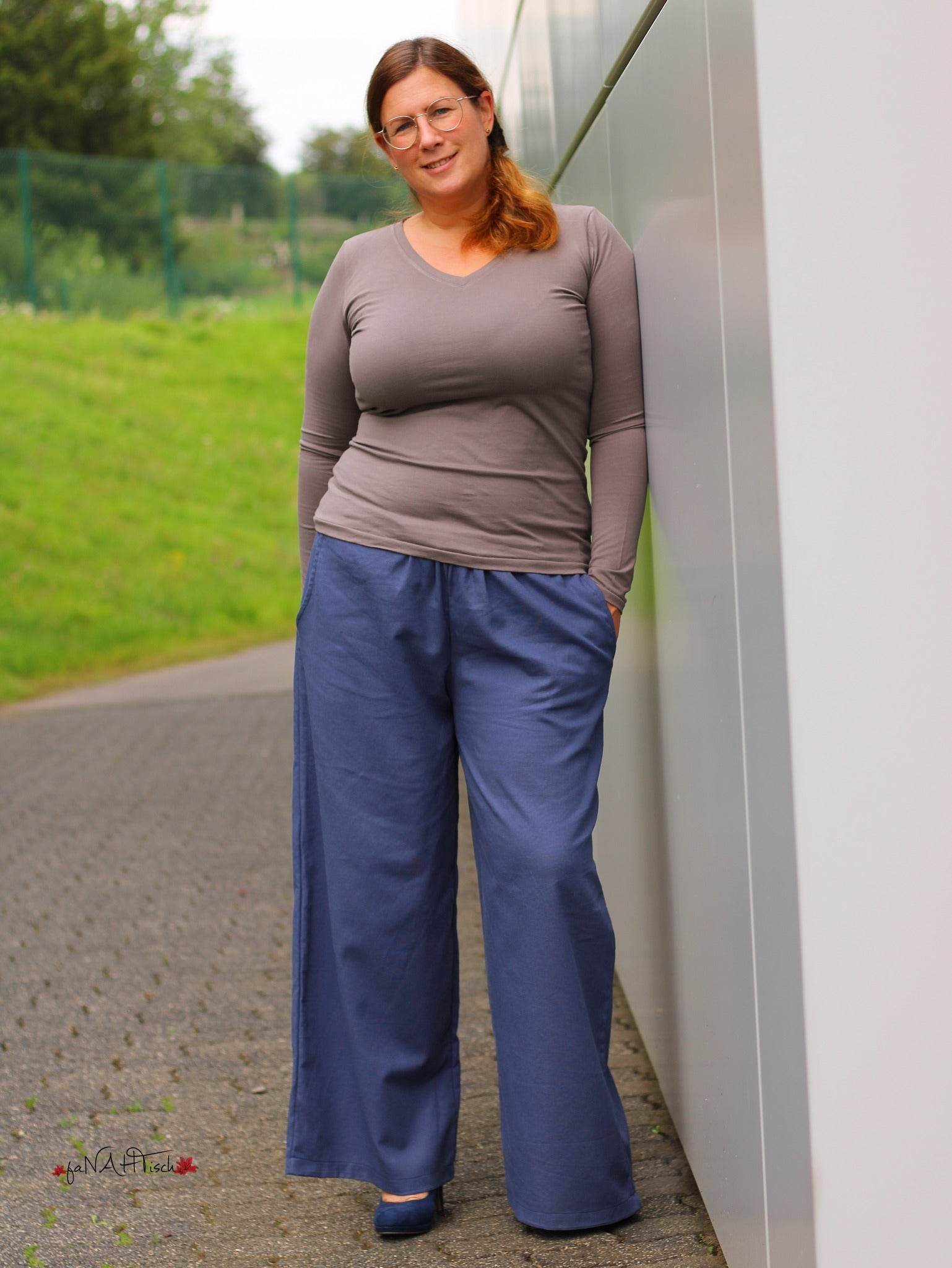 Schnittmuster Palazzohose Hose PIRK Gr. 32-54 : - Sewando