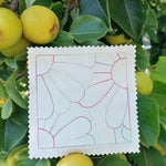 6x Stickdatei Füllmuster Blume - Sewando