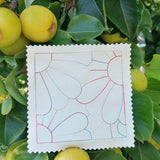 6x Stickdatei Füllmuster Blume - Sewando