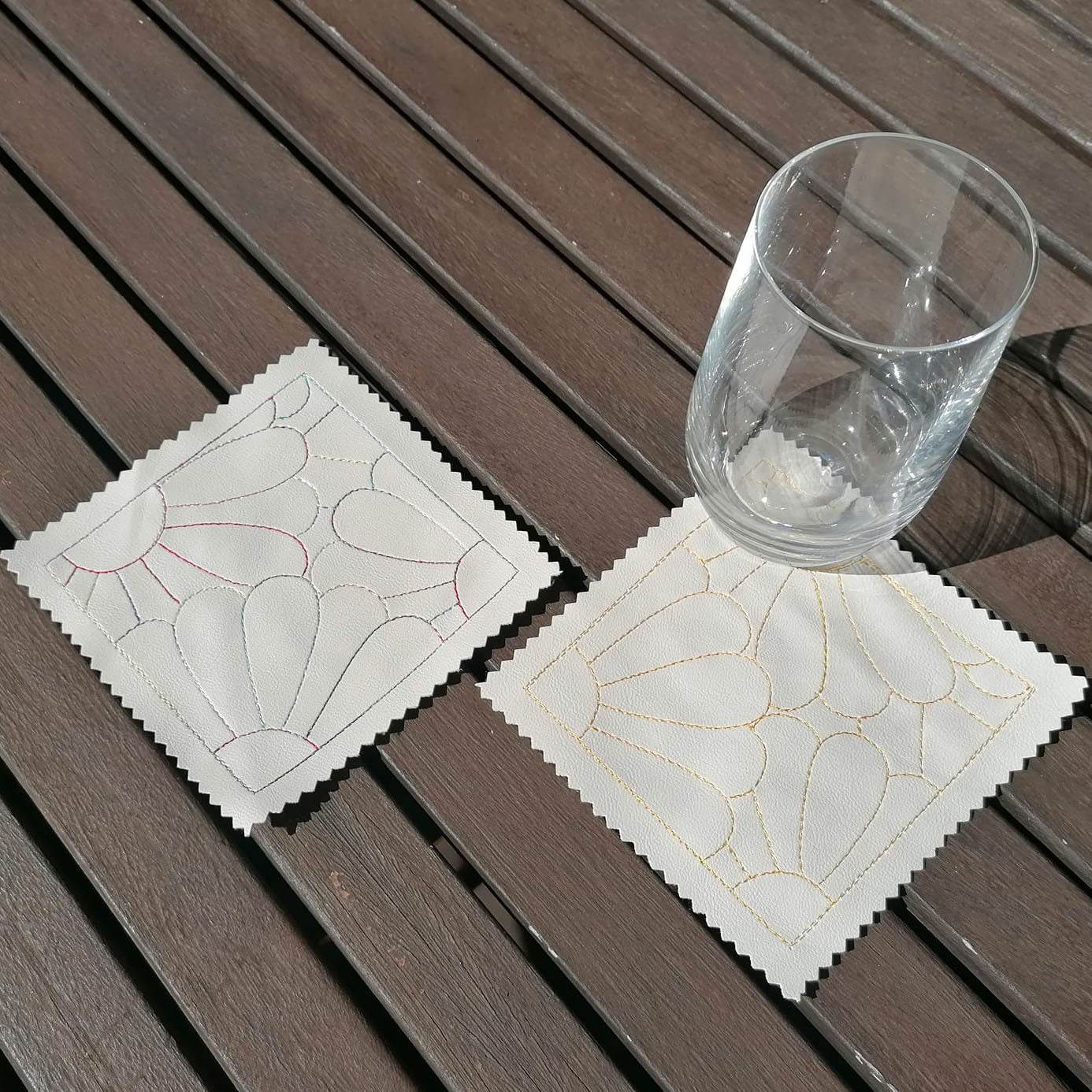6x Stickdatei Füllmuster Blume - Sewando