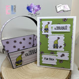 Digiset "Alva und Snore, Spring Edition" Digipaper, Digistamp