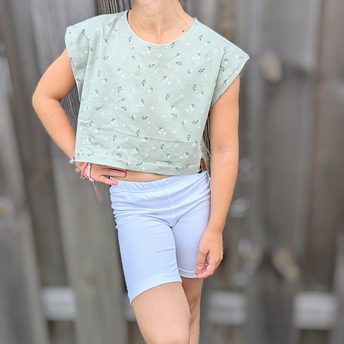 Schnittmuster Blickfang – Crop Top | PDF-Download | Größen 92-152 - Sewando