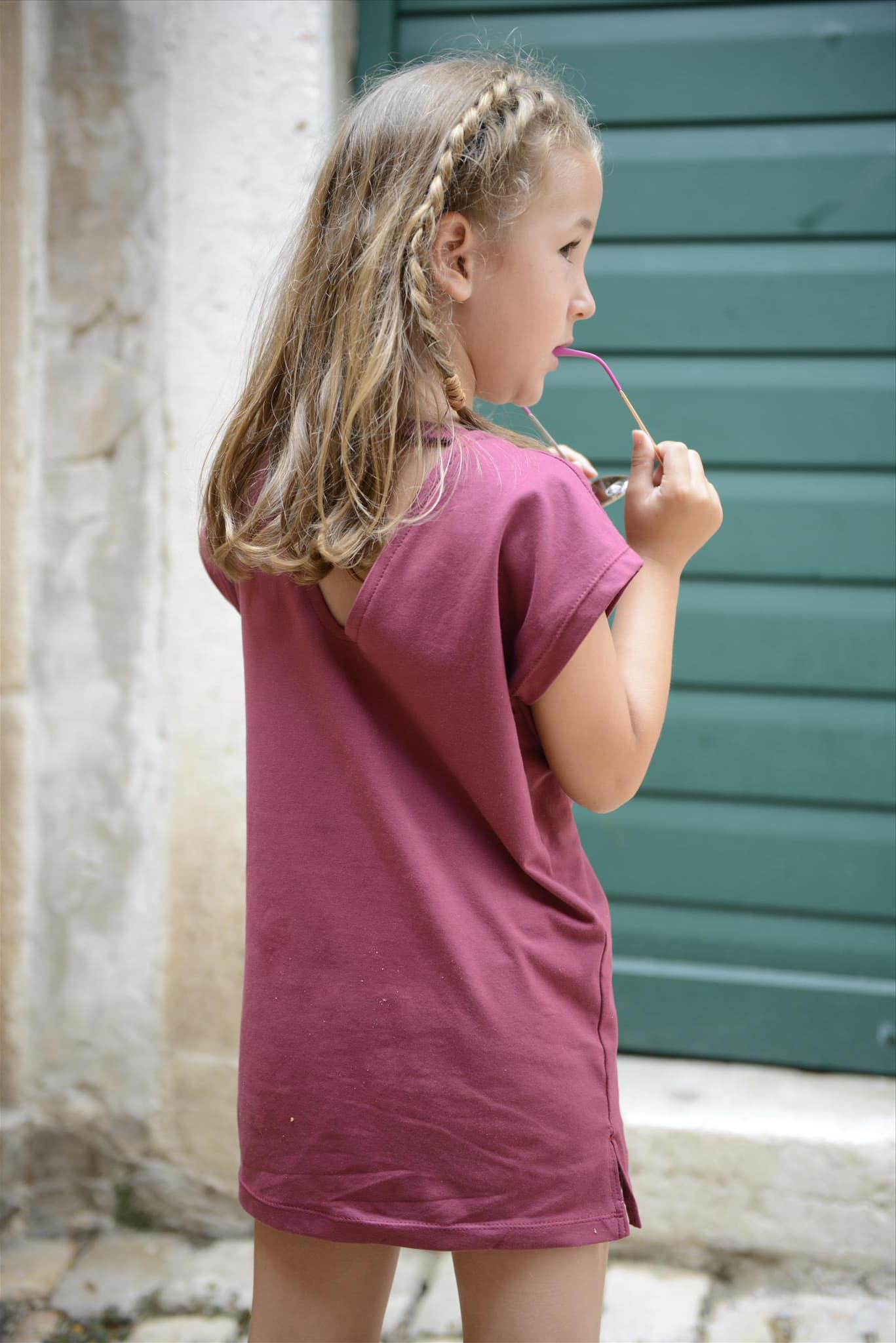 Schnittmuster Blickfang – Longshirt Größen 92-152 - Sewando