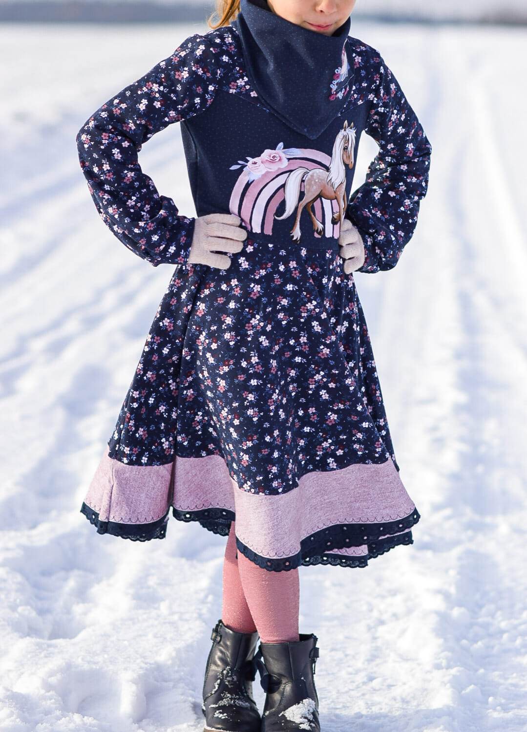 Schnittmuster Kleid Alianda Gr. 80 bis 152 - Sewando