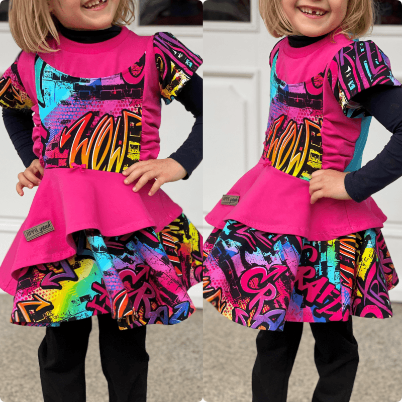 Schnittmuster Kleid AppleJuicy Gr. 80 bis 152 - Sewando