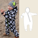 Weather and Winter-Suit Schnittmuster Outdoor Einteiler Fleece, Softshell Gr. 50-104 : - Sewando