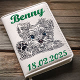 WENIGER STICHE - Stickdatei Yorkshire Terrier "Benny" -  LIGHT - für Helle Stoffe