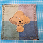 Stickdatei - 6 Pilze mit Gesicht (ITH und Doodle) - Sewando