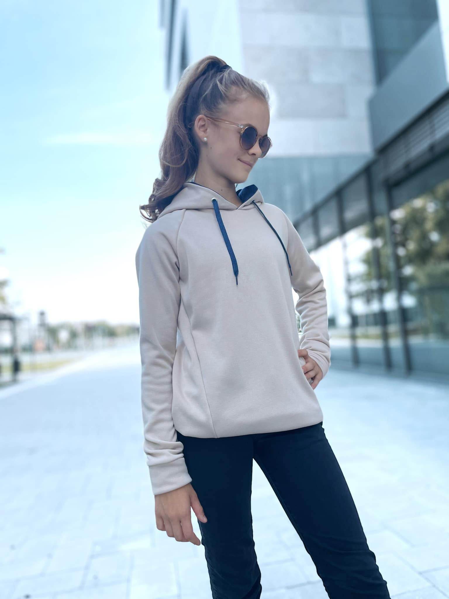 Schnittmuster Hoodie EBERN Gr. 34-56 + gratis Plotterdatei : - Sewando