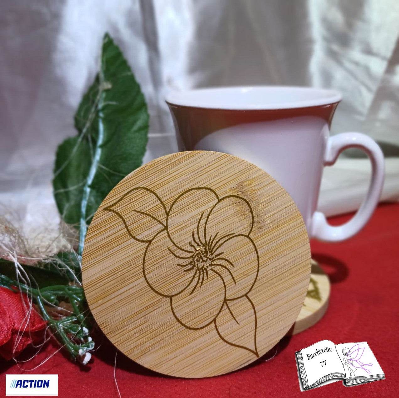 Digistamp fünfblättrige Blüte Plotten, Sublimation, Drucken ! - Sewando
