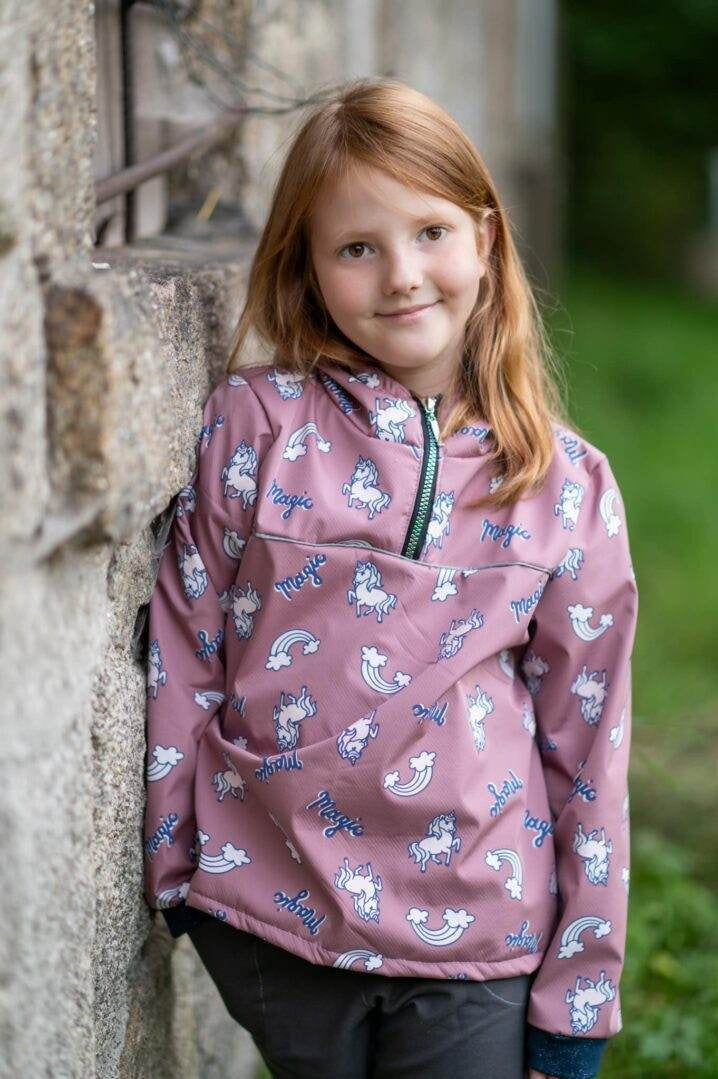 Herbstwind & Frühlingssonne Anorak, Windbreaker, Drüberzieh-Hoodie für 69cm-140cm Körpergröße - Sewando