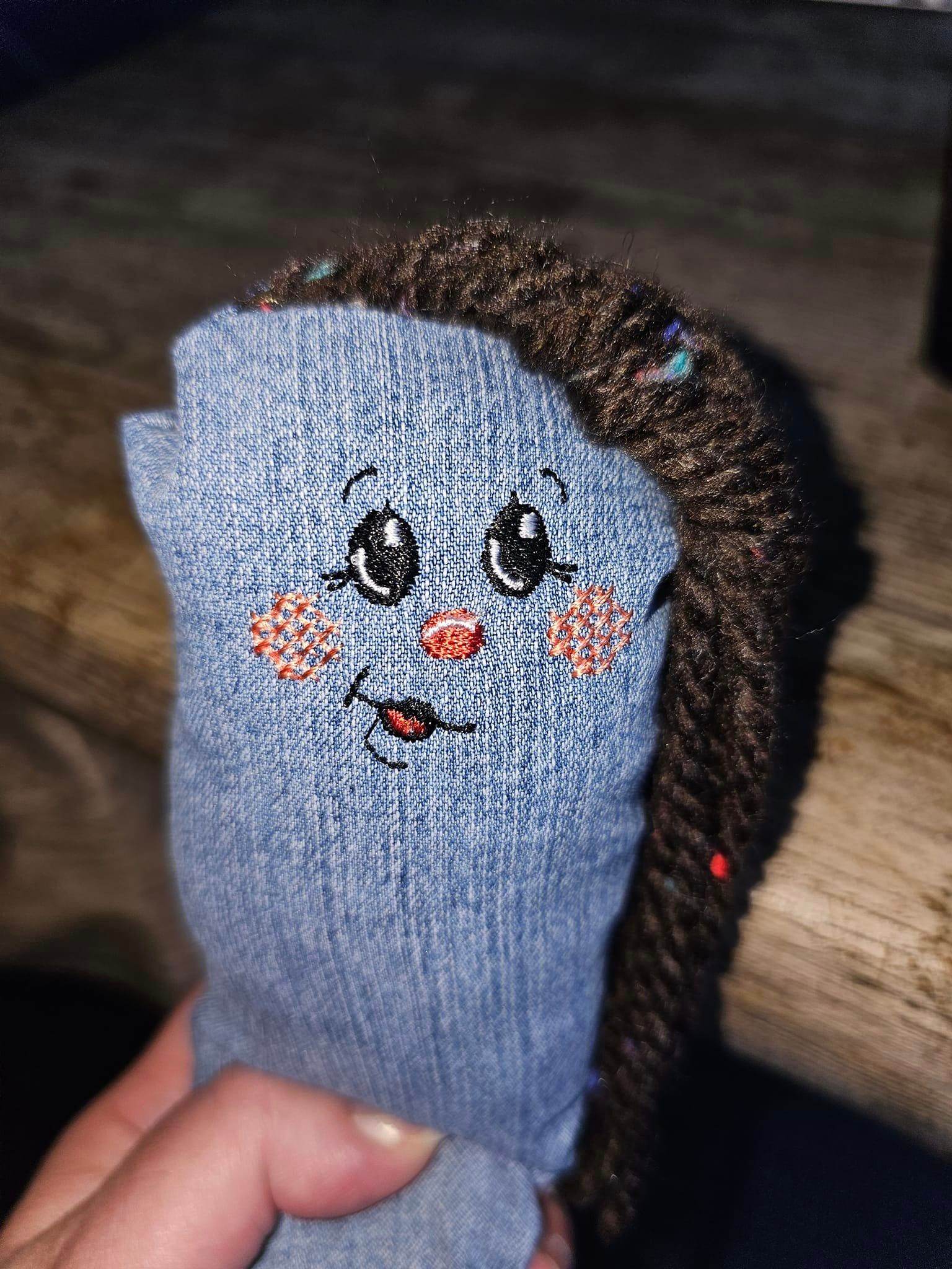 Stickdatei - 6 Kekse / Lebkuchen mit Gesicht (ITH und Doodle) - Sewando