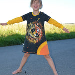 Schnittmuster *Big Wave Dress* #Ganzjahreskleid #Kleid Gr. 62-176. - Sewando
