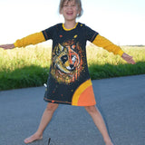 Schnittmuster *Big Wave Dress* #Ganzjahreskleid #Kleid Gr. 62-176. - Sewando