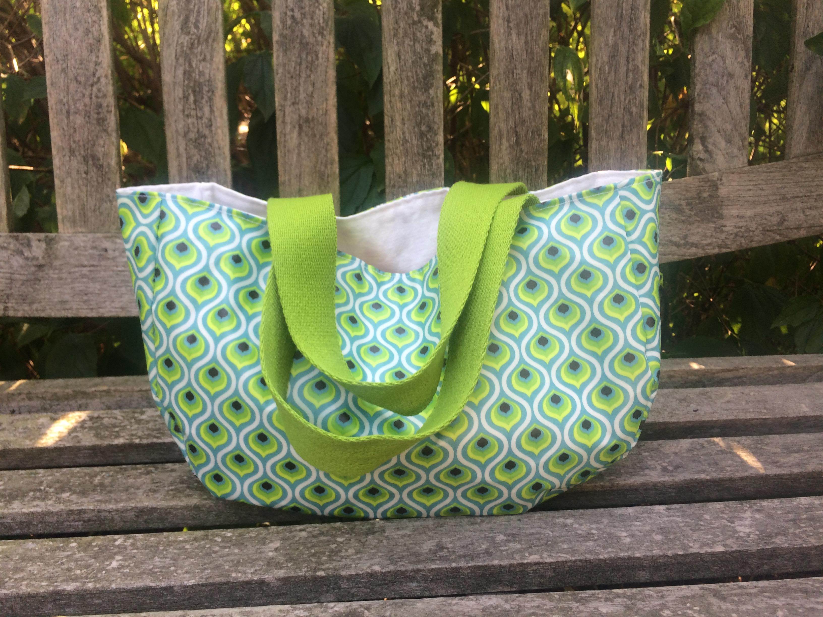 Ebook Vroni Lunchbag Tasche Handtasche Einkaufstasche Frühstücksbeutel Einkausfbeutel - Sewando
