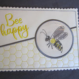 Stickdatei - Mugrug "BEE happy"
