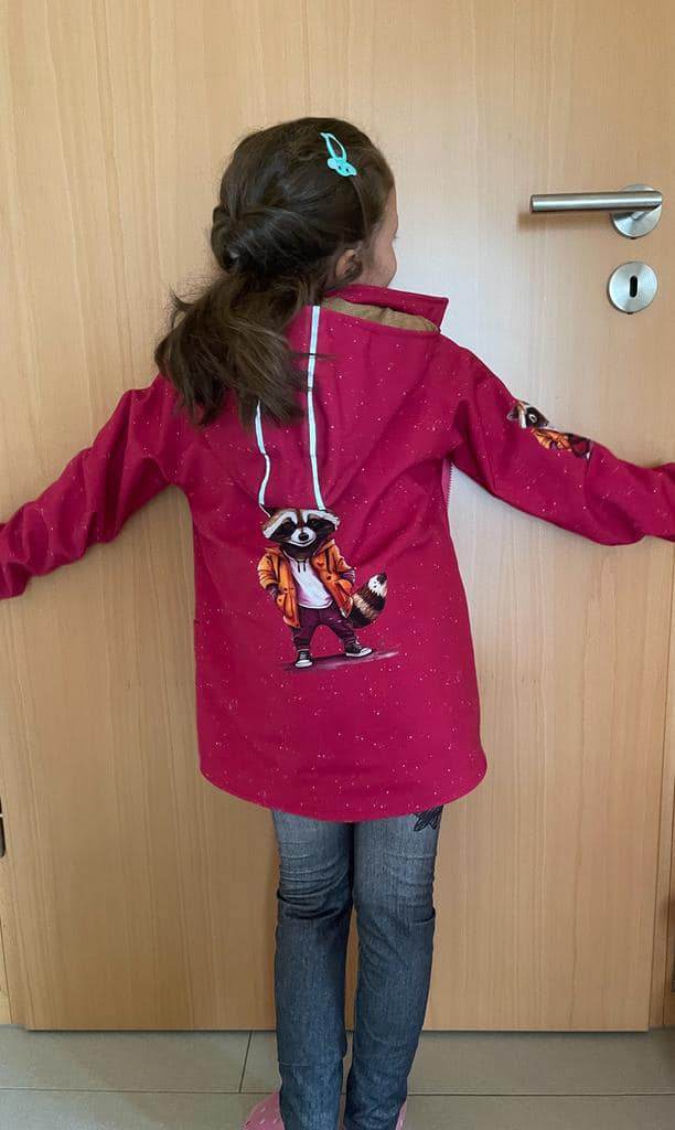 Softshelljacke ZUCKERMAUS GIRLS Gr. 110 - 164 Walkjacke - Sewando