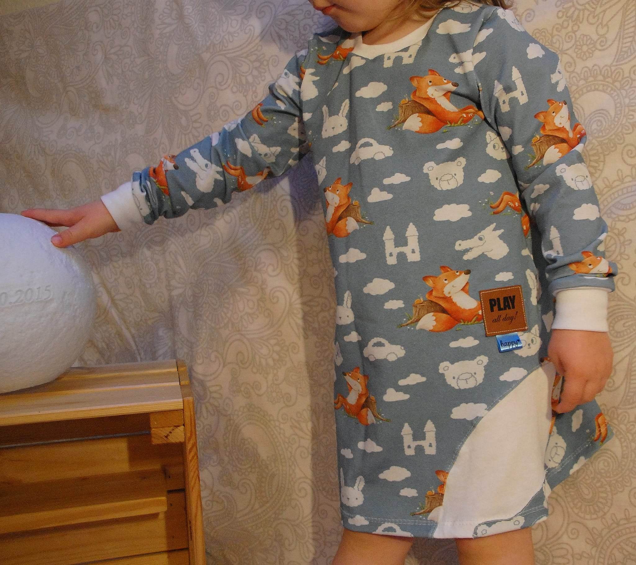 Schnittmuster *Big Wave Dress* #Ganzjahreskleid #Kleid Gr. 62-176. - Sewando
