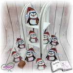 Digiset Christmas Penguin Plotterdatei, Sublimation, Digistamp, Digipaper - Sewando