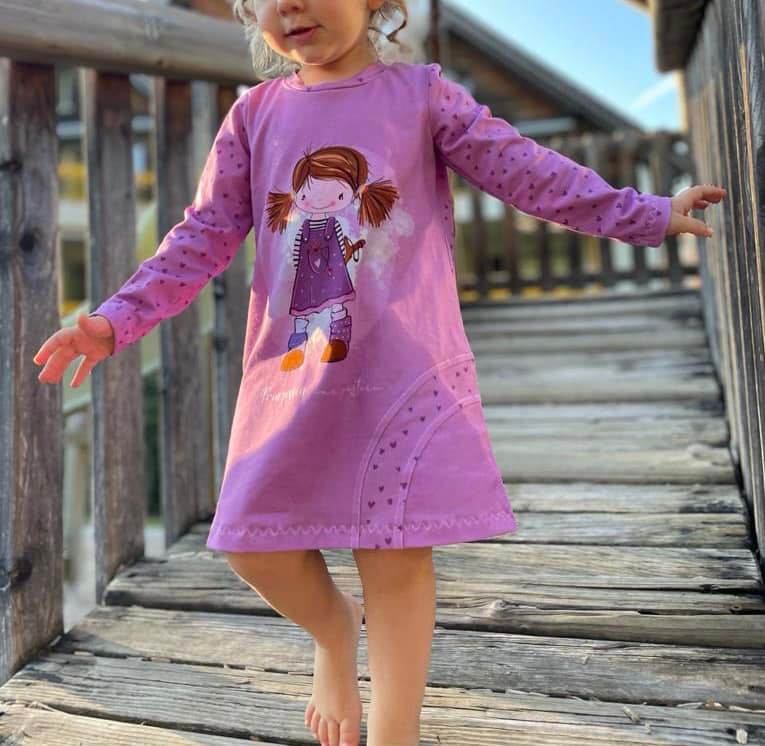 Schnittmuster *Big Wave Dress* #Ganzjahreskleid #Kleid Gr. 62-176. - Sewando