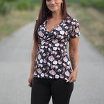 Schnittmuster Wickelshirt EDLING Gr. 34-54 : - Sewando