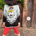 Schnittmuster *Big Funnel Hoodie & Hoodiekleid* Gr. 62-176 - Sewando