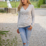Schnittmuster Wickelshirt EDLING Gr. 34-54 : - Sewando