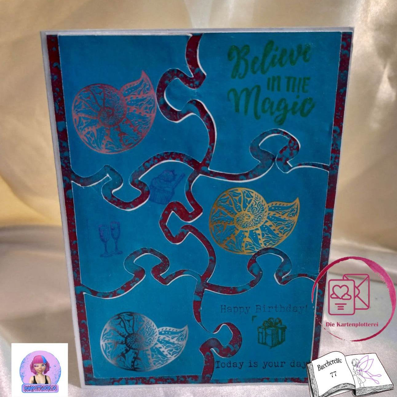 Digistamp Muster Muschel Plotten, Sublimation, Drucken ! - Sewando