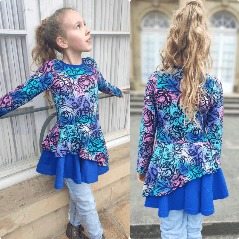 Schnittmuster Kleid AppleJuicy Gr. 80 bis 152 - Sewando