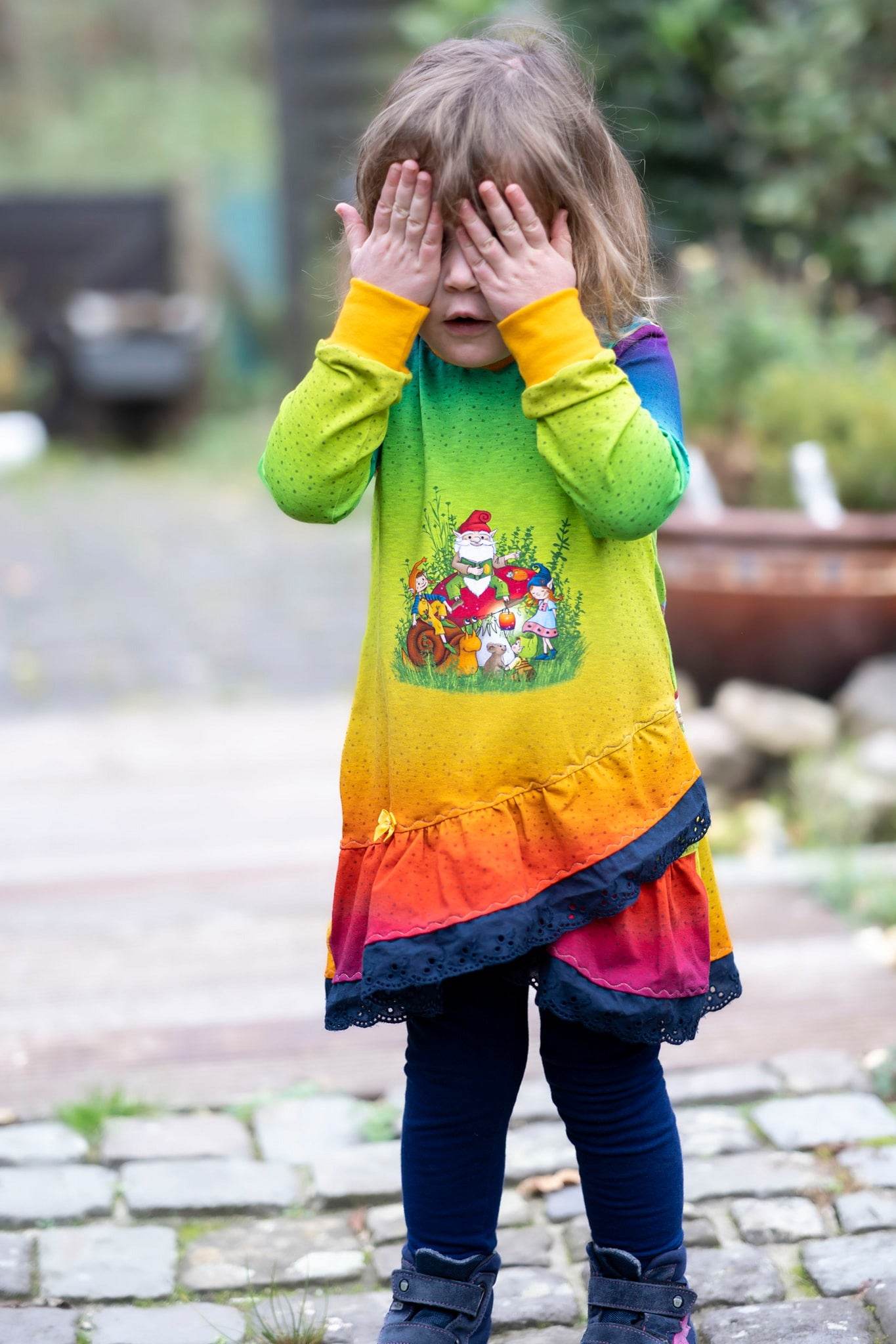 Schnittmuster Aya Pullover Kleid Gr. 80 bis 152 - Sewando