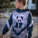 Schnittmuster *Big Funnel Hoodie & Hoodiekleid* Gr. 62-176 - Sewando