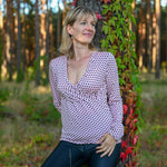 Schnittmuster Wickelshirt EDLING Gr. 34-54 : - Sewando
